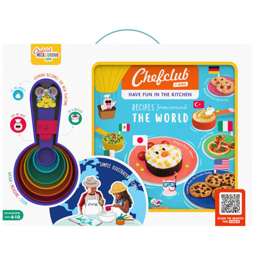 Picture of Chefclub Measuring Cups with Recipe Book